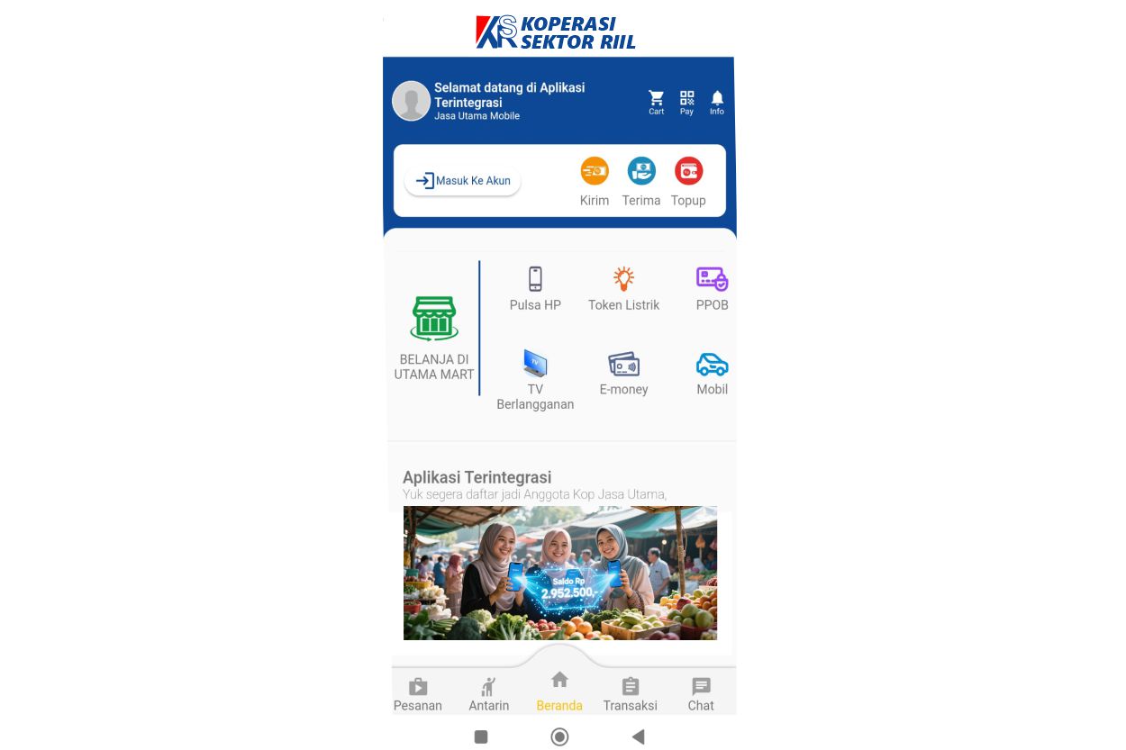 Aplikasi Android Anggota