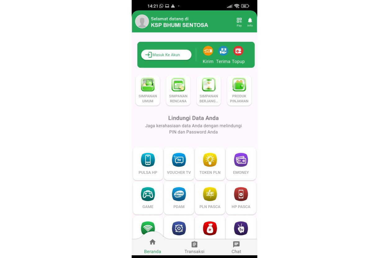 Aplikasi iOS Anggota
